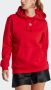 Adidas Originals Rode Hoodie Adicolor Essentials Fleece Rood Dames - Thumbnail 3