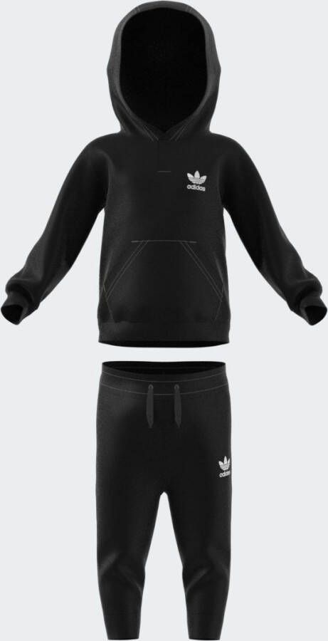 Adidas Originals Adicolor joggingpak zwart Trainingspak Katoen Capuchon 104