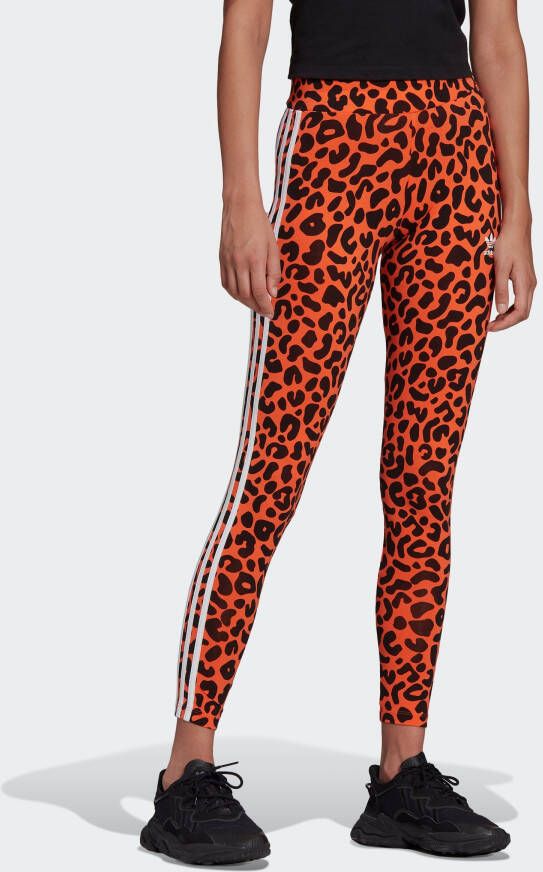 Adidas Oranje Leggings voor Dames voor Lente Zomer Orange Dames