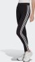 Adidas Originals Zwarte Trainingsleggings met 3-Stripes Black Dames - Thumbnail 2