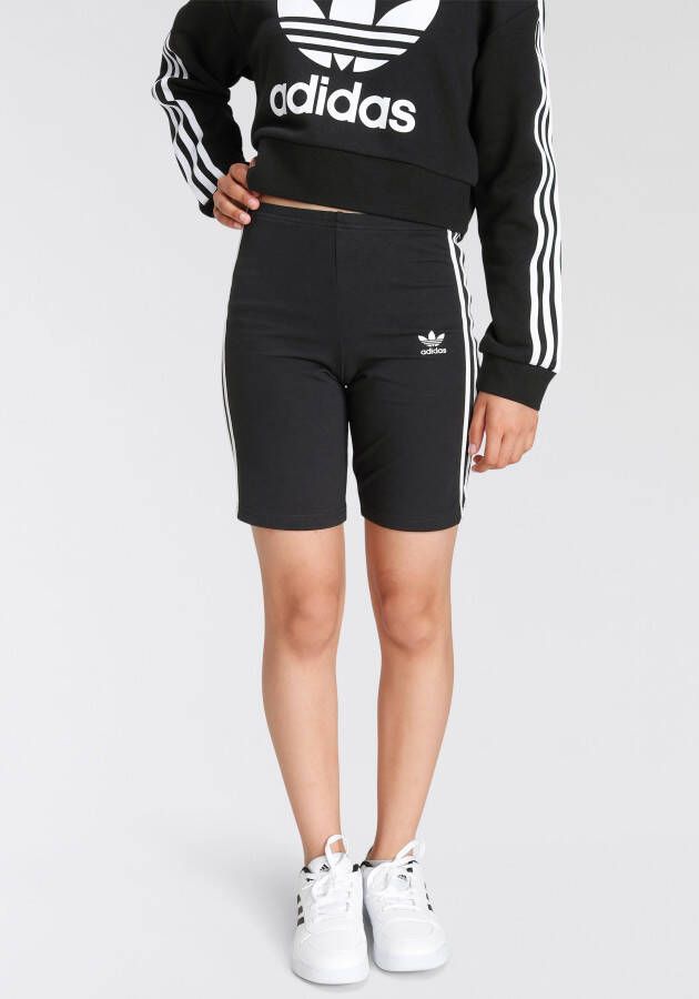 Adidas Originals short zwart wit Sportbroek Katoen Logo 140