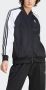 Adidas Originals Zwarte zip-sweatshirt met contrasterende mouwen Black Dames - Thumbnail 2