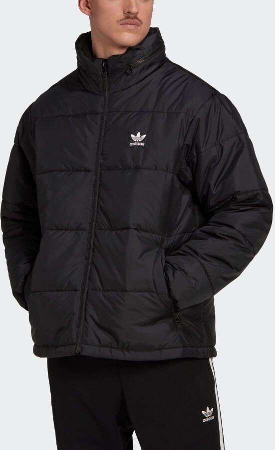 Adidas Originals Essentials Puffer-jacke Pufferjassen Kleding black maat: S beschikbare maaten:S M L XL