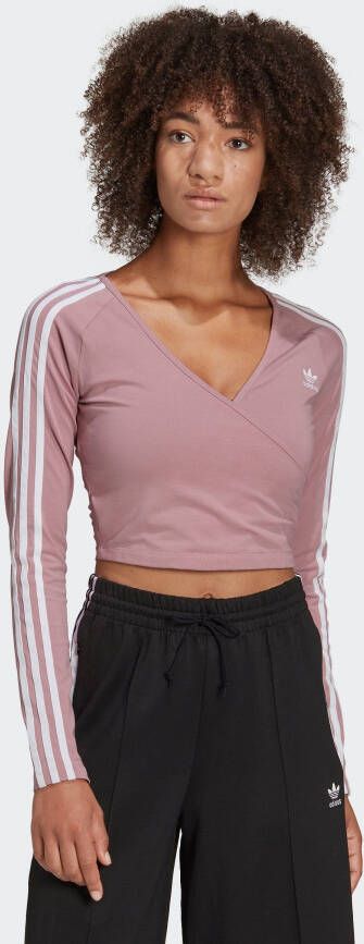 Adidas Originals Shirt met lange mouwen ADICOLOR CLASSICS CROPPED LONGSLEEVE