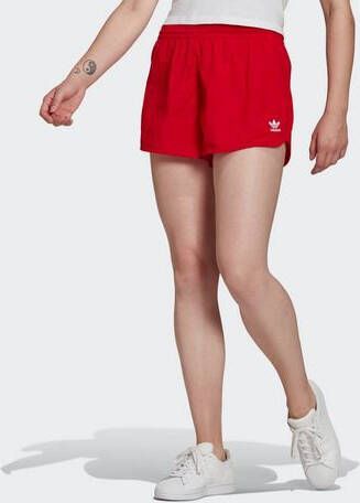 Adidas Originals Korte broek met elastische band met tunnelkoord