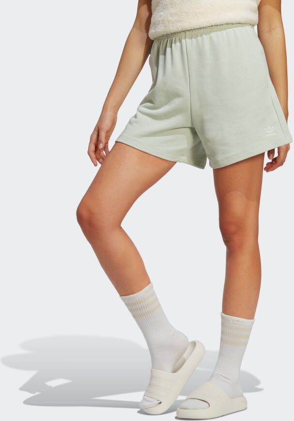 Adidas Originals Essentials+ Shorts Sportshorts Kleding linen green maat: XS beschikbare maaten:XS S M L XL