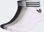 Adidas Originals Adicolor Trefoil Ankle Sokken (3 Pack) Middellang Kleding white medium grey heather black maat: 43-46 beschikbare maaten:35-38 - Thumbnail 2