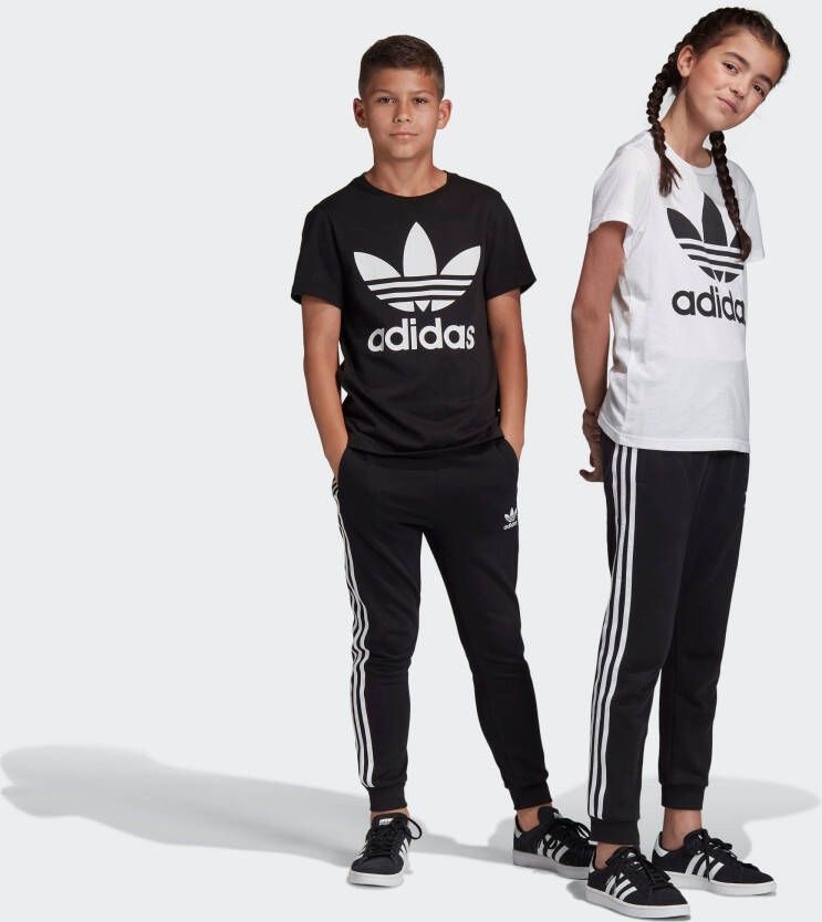 Adidas Originals joggingbroek met logo zwart wit Katoen 152