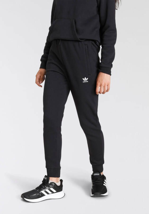 Adidas Originals joggingbroek Adicolor zwart wit Katoen 128
