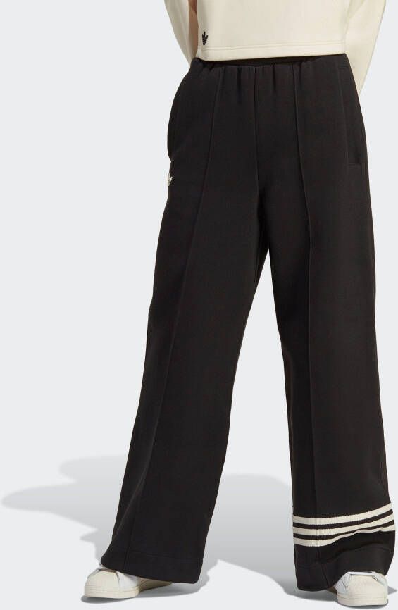 Adidas Originals Elastische Taille Palazzo Broek Black Dames