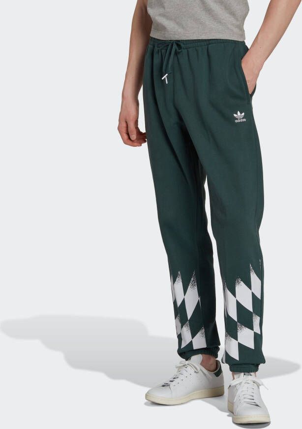 Adidas Grafische Mintgroene Sweatpants Fleece Tracksuit Green Heren