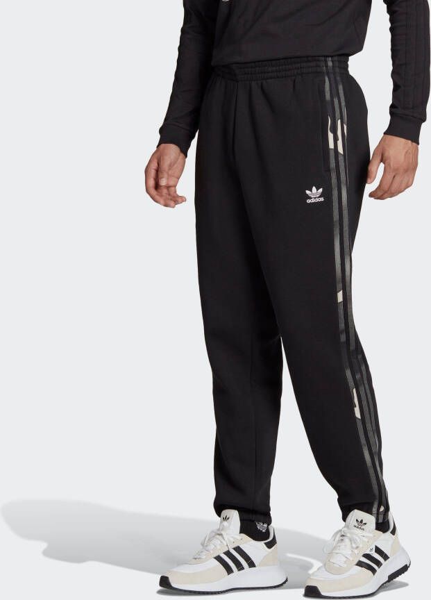 Adidas Originals Heren Zwart Grafisch Camo Sportbroek Black Heren