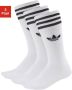 Adidas Originals Adicolor High Crew Sokken (3 Pack) Kort Kleding w white maat: 35-38 beschikbare maaten:39-42 43-46 35-38 - Thumbnail 1