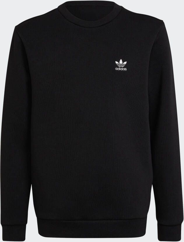 Adidas Originals fleece sweater zwart Logo 140 | Sweater van