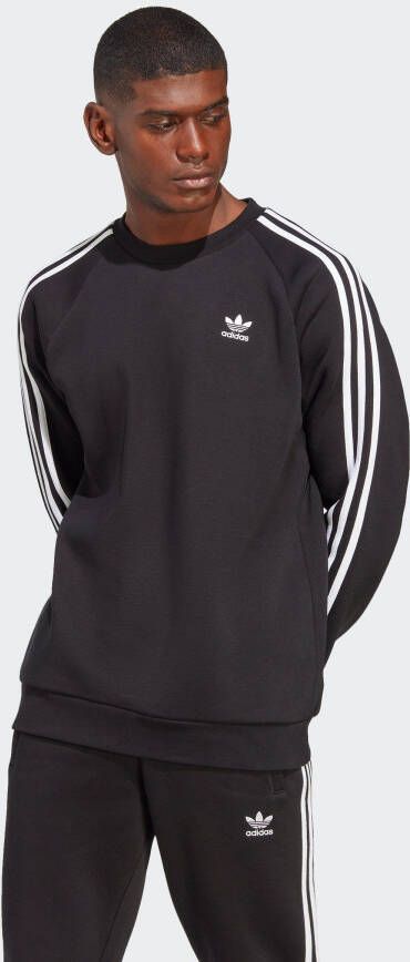 Adidas Originals Adicolor 3-stripes Crew Sweatshirt Sweaters Kleding black maat: XXL beschikbare maaten:S M L XL XS XXL