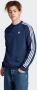 Adidas Originals Blauwe Adicolor Classics 3Stripes Sweater Blauw Heren - Thumbnail 2