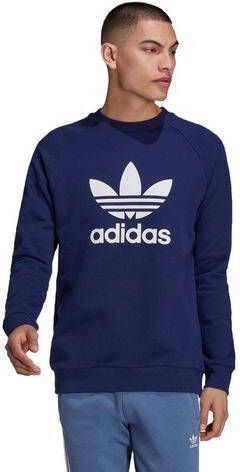 Adidas Crewneck Sweatshirt Trefoil Night Sky White Blue Heren - Foto 4