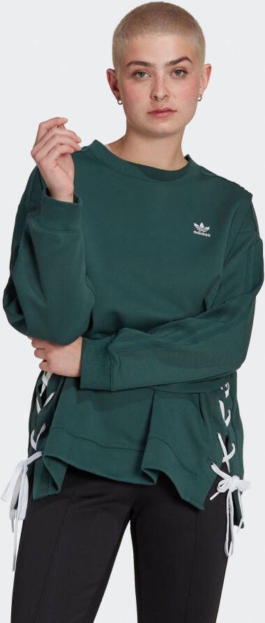 Adidas Groene Ronde Hals Dames Sweatshirt Green Dames