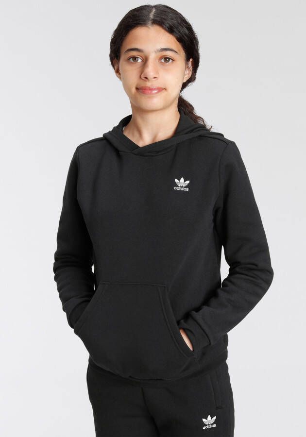 Adidas Originals Adicolor fleece hoodie zwart wit Sweater Logo 152