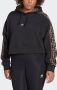 Adidas Originals Plus SIZE hoodie met labeltypische galonstrepen - Thumbnail 3