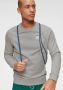 Adidas Lichtgewicht Crewneck Sweatshirt Loungewear Essentials Gray Heren - Thumbnail 2