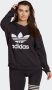 Adidas Iconische Trefoil Crew Sweatshirt Vrouwen Black Dames - Thumbnail 2