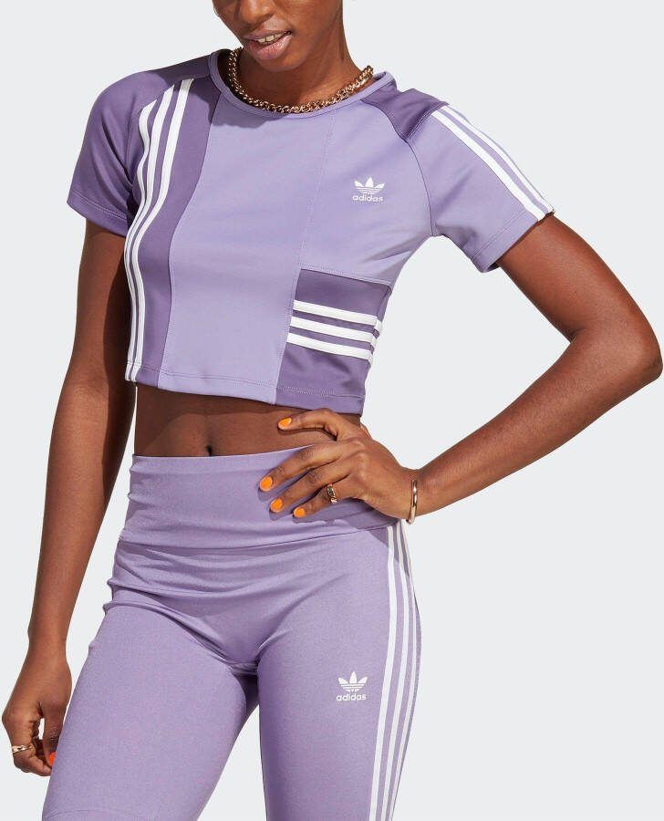 Adidas Originals T-Shirts Purple Dames