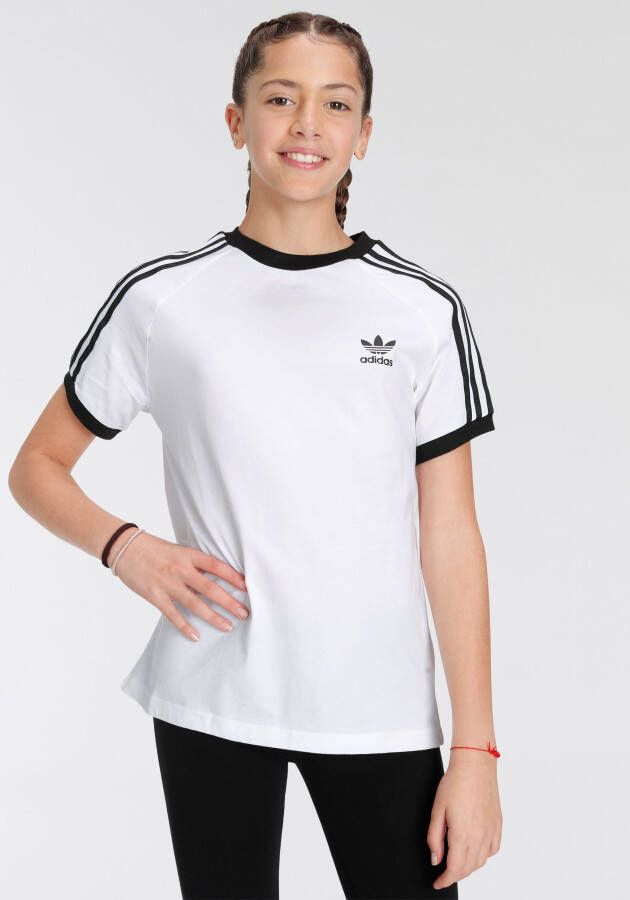 Adidas Originals T-shirt wit zwart Katoen Ronde hals Logo 170