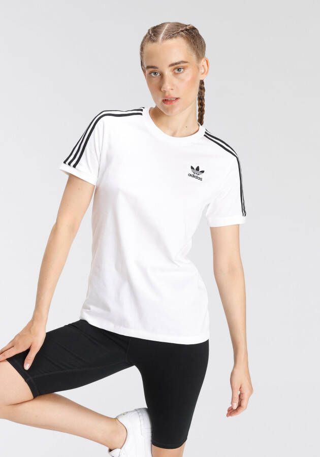 Adidas Originals Witte Sportieve T-shirt voor Dames White Dames