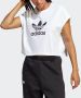 Adidas Originals Iconisch Wit Sport T-shirt voor Vrouwen White Dames - Thumbnail 3