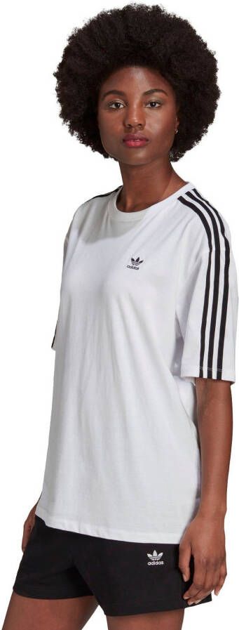Adidas Originals Witte Sport T-shirt voor Dames White Dames