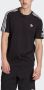 Adidas Sportieve Zwarte T-shirt met 3-Stripes Zwart Heren - Thumbnail 3