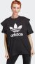 Adidas Originals Katoenen 2-in-1 Statement Top Black Dames - Thumbnail 1