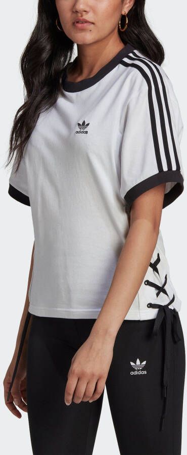 Adidas Originals Always Original Laced T-shirt T-shirts Kleding white maat: S beschikbare maaten:XS S