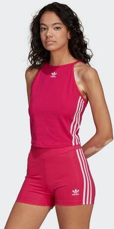 Adidas Originals Korte top met labelstrepen