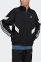 Adidas Iconische Sweatshirt met Rits voor Heren Zwart Heren - Thumbnail 4