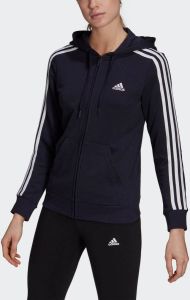 Adidas Performance Capuchonsweatvest ESSENTIALS FRENCH TERRY 3 STRIPES CAPUCHONJACK