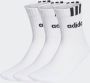 Adidas Sportswear Cushion Linear 3 Streifen Crew Sokken (3 Pack) Middellang white black maat: 40-42 beschikbare maaten:37-39 40-42 43-45 - Thumbnail 1