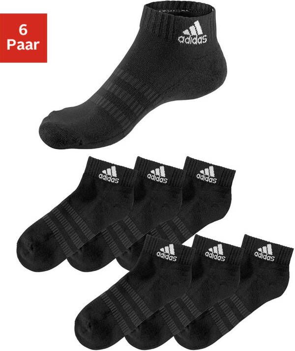 Adidas Perfor ce Functionele sokken CUSHIONED ANKLE SOCKEN 6 PAAR