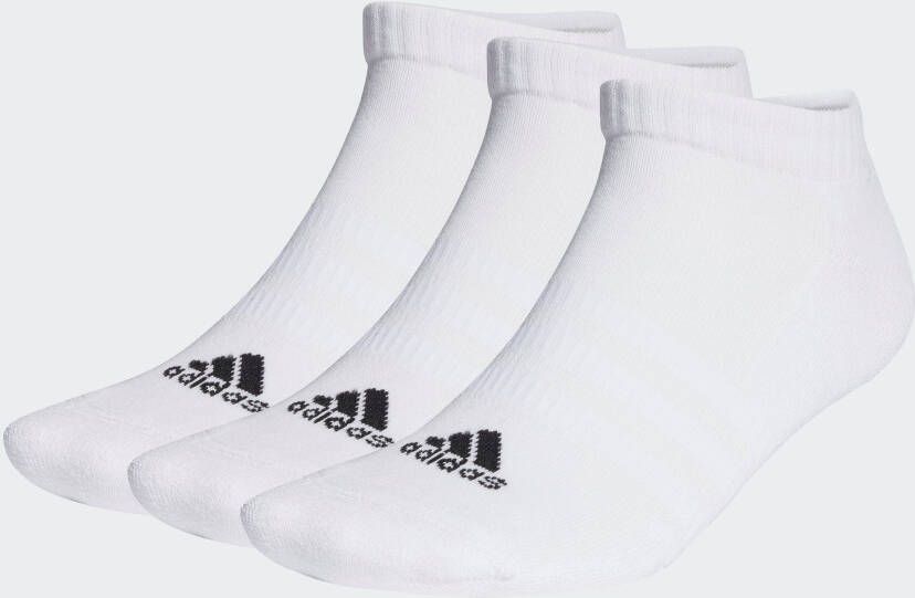 Adidas Perfor ce sportsokken set van 3 wit Katoen 46-48