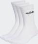 Adidas Sportswear Cushion Linear Crew Sokken (3 Pack) Lang Kleding white black maat: 37-39 beschikbare maaten:37-39 40-42 43-45 - Thumbnail 3