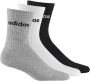 Adidas Sportswear Cushion Linear Crew Sokken (3 Pack) Lang Kleding medium grey heather white black maat: 43-45 beschikbare maaten:37-39 40-42 43 - Thumbnail 3