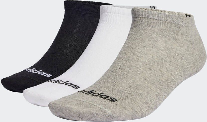 Adidas Perfor ce Functionele sokken THIN LINEAR LOWCUT SOCKS 3 PAAR (3 paar)