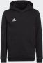 Adidas Perfor ce Junior sporthoodie zwart Sportsweater Katoen Capuchon 128 - Thumbnail 1