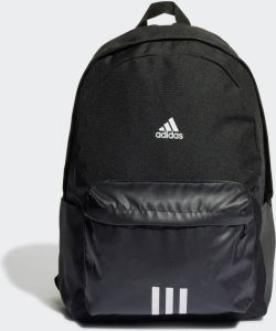 Adidas Unisex Zwarte Rugzak met Voorvak en Rits Zwart
