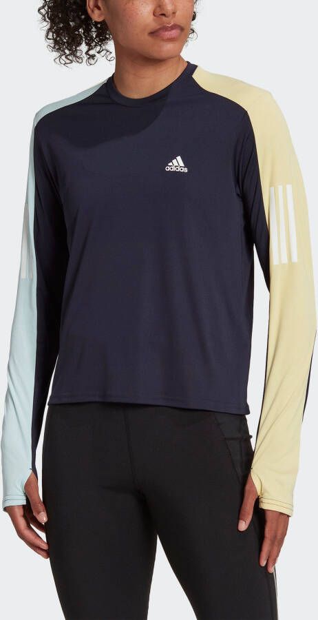 Adidas Performance Runningshirt OWN THE RUN COLORBLOCK RUNNING LONGSLEEVE