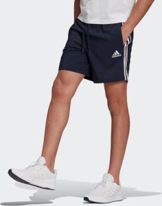 Adidas aeroready essentials chelsea 3-stripes korte broek blauw heren