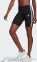 Adidas 3-Stripes Badge of Sport Cycle Shorts Black White- Dames Black White - Thumbnail 4