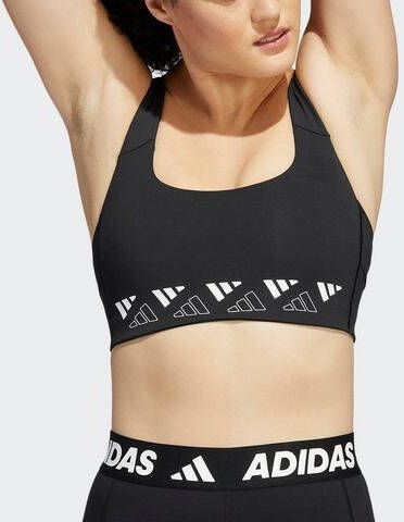 Adidas Performance Sport bh Adidas POWERIMPACT TRAINING MEDIUM SUPPORT LOGO SPORT BH