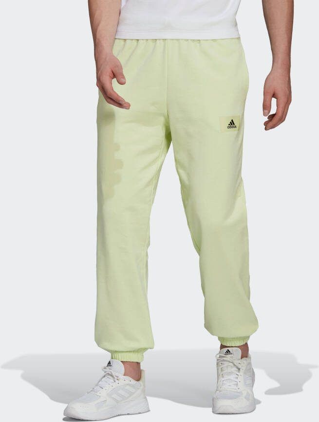 Adidas Performance Sportbroek ESSENTIALS FEELVIVID COTTON FRENCH TERRY STRAIGHT-LEG